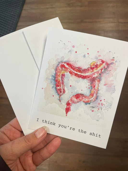 Colon Card "I Think You're The Shit"