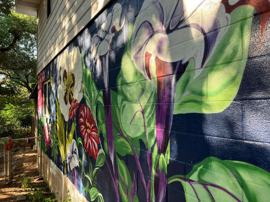 Botanical Mural at the office of Lila R. Ramos EA LLC