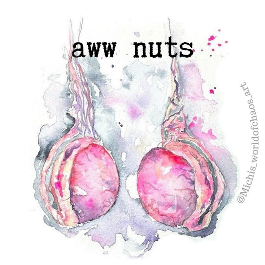 Aww Nuts Sticker