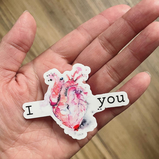 I Heart You Sticker